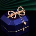 Antique Style Pearl Hairpin Real Pearl Hair Accessories  Hanfu Headdress Tassel