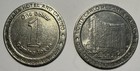 2 Vintage  1 Gaming Tokens - Monte Carlo   Sahara Casinos- Las Vegas   7