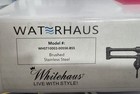 Whitehaus Kitchen Pot Filler With Brushed Stainless Steel Whst10003-005sk-bss