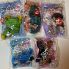 1999 Mcdonald s Ty Teenie Beanie Lot Of 5 New- Vintage Happy Meal Beanie Baby