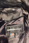 Black Genuine Leather Jacket Removable Hood Fur Winter Fashion Bomber Small Nwot