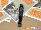 Titanium Deep Carry Pocket Clip For Spyderco Shaman - Black