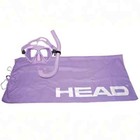 Head Mask snorkel Combo Adult-lilac - Scuba Snorkel Camping Sport Free Shipping