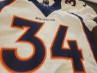 2021 Denver Broncos   34 Authentic Game Issued Worn Jersey Essang Bassey Size 42