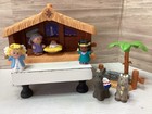 Fisher Price Little People Christmas Nativity Manger   Figures Incomplete Works