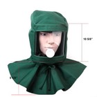 Sand Blasting Hood Cap Anti Wind   Sandblaster Tools Dust Protective Face Shield