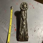Vintage Cast Brass Or Bronze Ornate Door Set Two Pieces 