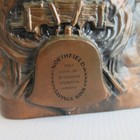 Vtg The Minute Man Metal Coin Bank Northfield Savings Vt Vermont