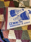 Vintage Nasa Gemini 7 6 Pennant Banner Frank Borman