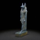 Rare Ancient Egyptian Antiquities Statue Large Of God Anubis Jackal Egypt Bc