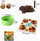 Wooden Hedgehog Game  Interactive Math Learning Toy For Kids With Counting Board