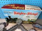 Marx Knights   Castle Miniature Play Set 1960s Hand Painted  Vintage 