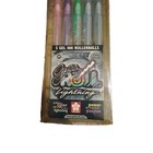 Sakura Gelly Roll Lightning 0 4 Med Line Gel Ink Rollerballs Set Of 5 Vintage