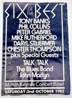 Genesis - Six Of The Best  Milton Keynes Bowl  Original Tour Program  1982  Vg 