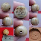 Unique Sassanian Ancient Old Intaglio Seal Stone Agate Stamp Bead