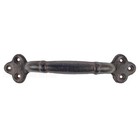 Large Cast Iron Door Handle Rustic Heavy Duty Garden Gate Shed Barn Pull 9 Inch