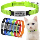 Personalized Customize Cat Collar Name Fast Breakaway Nylon Id Bell Pet Products