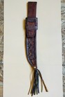 Vintage Panama Leather Machete Large Knife Sheath Belt Loop Rare Find
