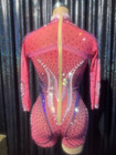 Pearls Rhinestones Rompers Sexy Dance Leotard Nightclub Outfit Performance Stage