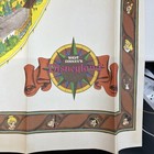 Vintage 1989 Disneyland Map 44 x30  Walt Disney Vintage Rare