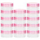 Travel Containers Creams Empty Clear Case Sample Containers Lids Cosmetics