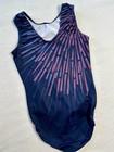 New Gk Elite Gymnastics Team Usa Replica Sparkle Olympic Leotard Sequin Sz  As