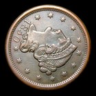 1850 Braided Hair Large Cent Penny  ---- Stunning Coin ----  926i