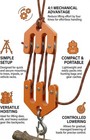 Portable Game Gear Hoist - Mini Pocket Raven Equipment - Small Block And