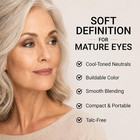 Erinde 10 Colors Matte Eyeshadow Palette  Grey Taupe Mavue Nude Eye Shadow For O