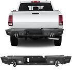 Rear Black Step Bumper Fit For 2009 2010-2018 Dodge Ram 1500 With Sensor Holes