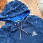 Adidas Men s Climawarm Blue Contrast Stitch Hoodie Size L