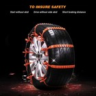 40pcs Snow Tire Chain For Car Truck Suv Anti-skid Winter Emergency Muddy Driving