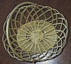 Vintage Pooja Indian Basket Brass Ceremony Euc