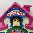 Analog Teaching Clock Electronic Musical Owl Tells Time Quizes Settings Vintage