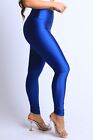 Women s Stretch Skinny Shiny Active Zipper Front Yoga Club Party Leggings Pants