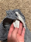 Vtg Oshkosh B   gosh Vestbak Overalls Boys Railroad Conductor Striped 3-6 Months