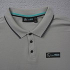 Mercedes Benz Petronas Polo Shirt Mens Xl Gray Amg F1 Team Racing
