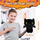 Halloween Plush  Black Cat Stuffed Animal  Halloweens Bat Plushies Cute Bat    