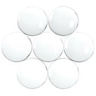 30mm  1 3 16   Round Glass Cabochons - Clear Magnifying Dome Cabs - 1 3 16 Inch
