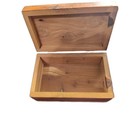 Grossinger s   Cedar Trinket Boxes  dad And Mom  5 5 X 3x3 Souvenir  Arizona 