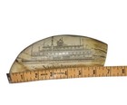  civil War Confederate Scrimshaw Powder Horn Replica     Vicksburg Ms     Vintage St