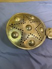 Antique Brass   Wrought Iron Bed Warmer 20 Inches Long Total 7 Inches Round