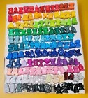  rainbow  Of Gogos Crazy Bones Lot Of 140 Vintage Figures Over 30 Colors