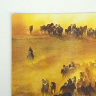 Marlboro Print Ad 2-page Advertising Spread Cowboy Horse Herd Western Country