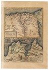 Map  aegypti Recentior Descriptio   Carthageinis Celeberrimi  A  Ortelius  1574