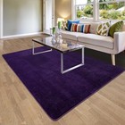  6x9 Purple Shag Living Room Area Rug  Ultra Soft Fluffy Carpet For Bedroom 