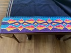Vintage Osage Ribbonwork Decorated Wool Rainbow Salvage Trade Cloth Skirt