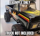Stickers For Tonka Blackbird Black Bird Big Wheel Monster Lifted Pickup Truck