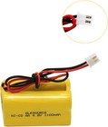Two Pack - Emergency Exit Light Sign 4 8v 1100mah Nicad Battery