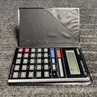 Vintage Casio Data-cal 50 Pocket Calculator W  Original Case Dc-150a 750a A